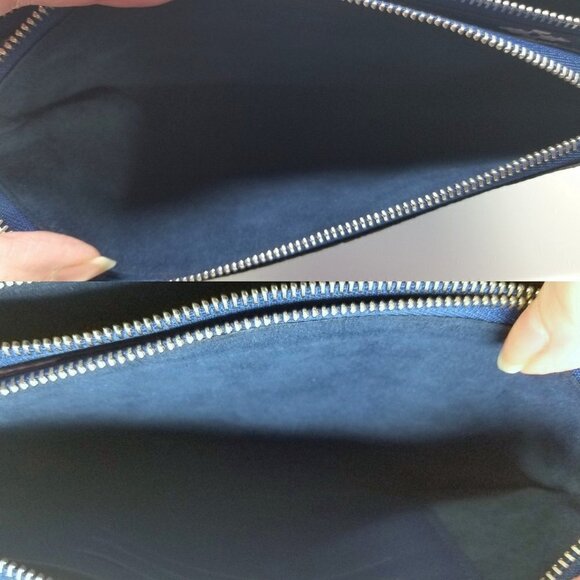 Authentic Louis Vuitton Monogram Escale Double Zipper Pochette Cross Body Bag - Picture 6 of 13